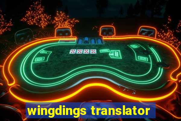 wingdings translator